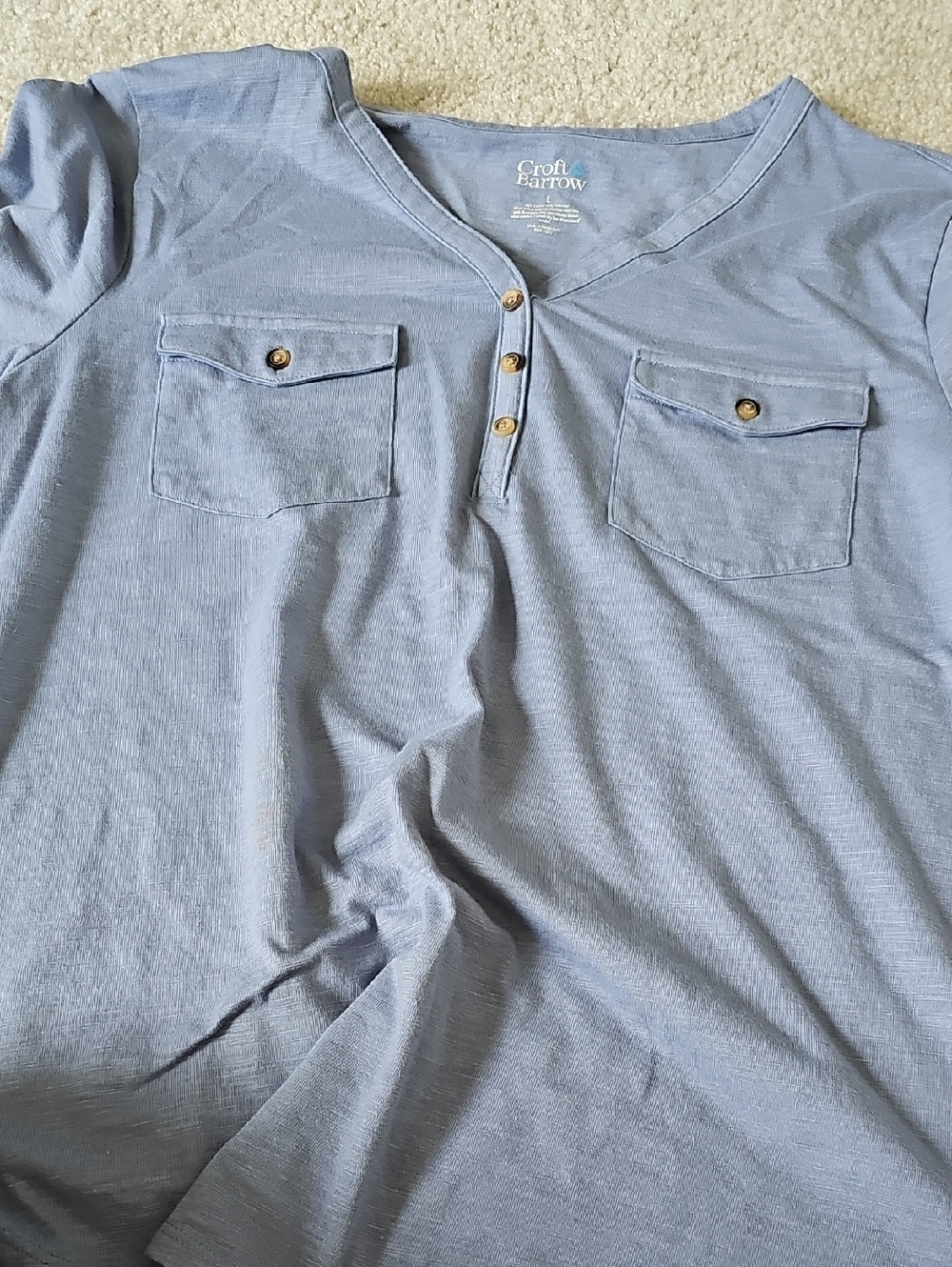 Light blue Womens tee
